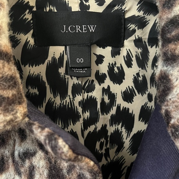 J. Crew Topcoat 00 Snow Leopard - Picture 2 of 5
